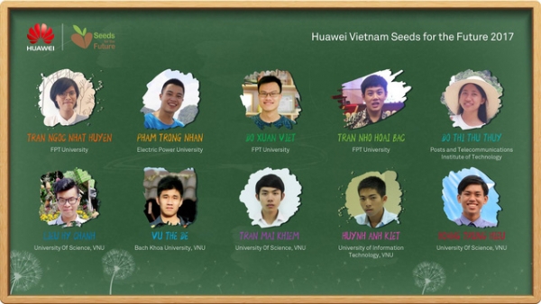 10 sinh viên Việt nhận học bổng &#039;Hạt giống viễn thông tương lai&#039;
